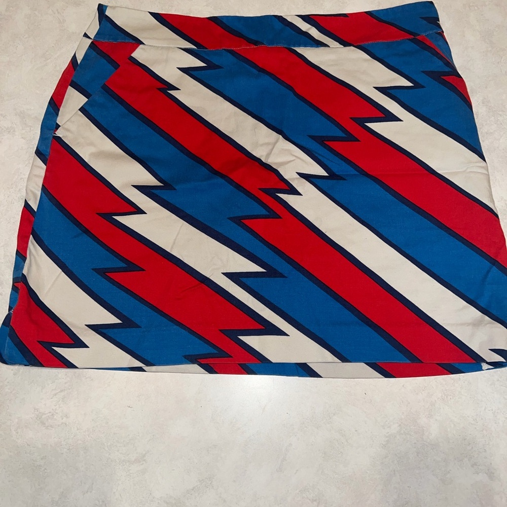 Loudmouth Golf StretchTech Skort Womens 10 Thunderbolt with Pockets